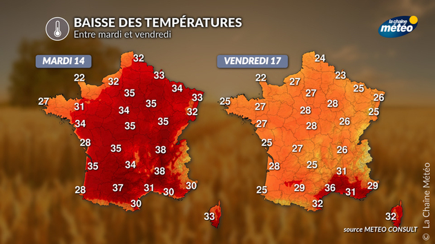 Baisse progressive des températures d Actualités France