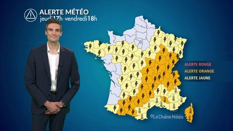 Violents orages, grêle et rafales jusqu'à 120 km/h