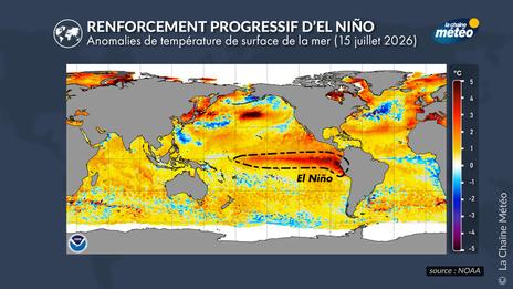 El Niño se renforce rapidement : faut-il redouter un épisode « Godzilla » ?