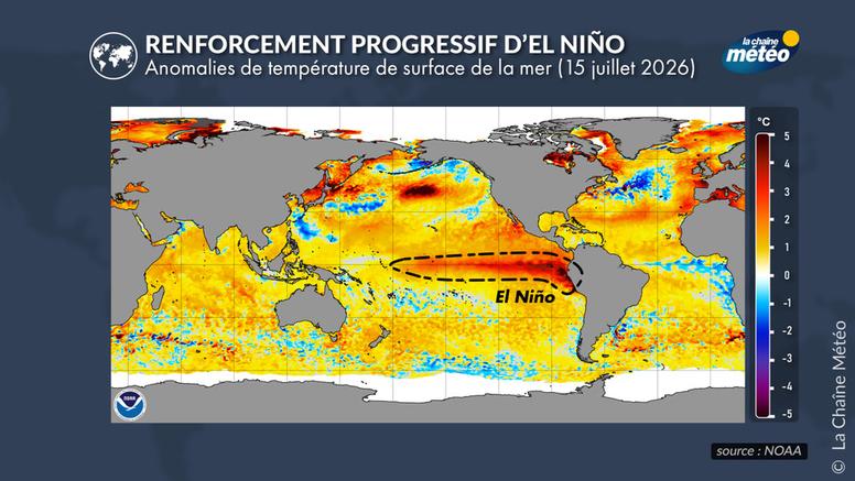 El Niño se renforce rapidement : faut-il redouter un épisode « Godzilla » ?