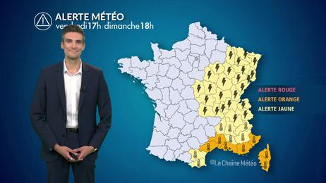 Canicule dans le sud-est et forts orages ce vendredi