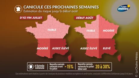 Nouvelle canicule en France : quel risque d’ici le début du mois d’août ?