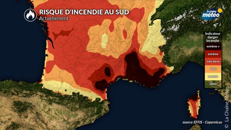 Incendies en France : semaine à risque, extrême au sud-est