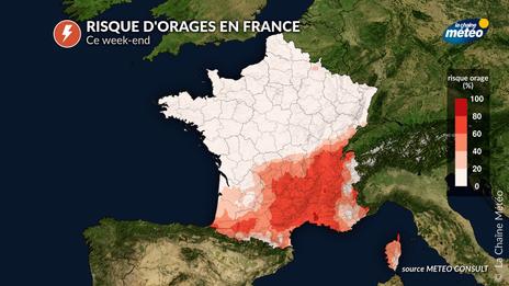 Fortes chaleurs : faut-il craindre des orages violents en France ce week-end ?
