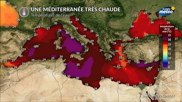 La Méditerranée atteint jusqu Actualités France
