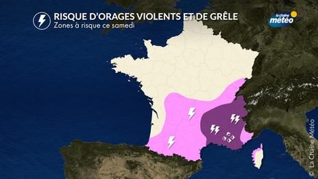 Orages violents ce week-end : quelles sont les régions concernées ?
