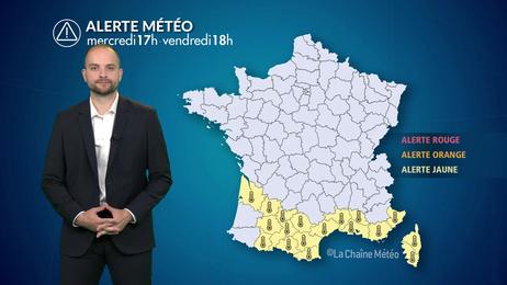 Atténuation de la canicule au sud-est, accentuation de la chaleur au sud-ouest