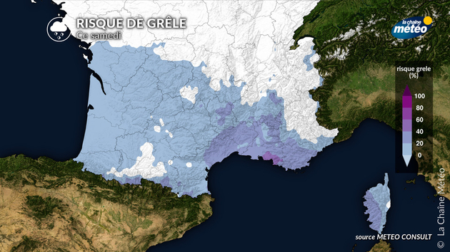 Risque de grêle ce samedi Actualités France
