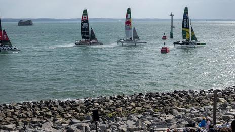 SailGP Portsmouth : Black Foils en tête, les Français dans le dur