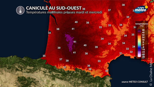 Canicule au sud-ouest Actualités France