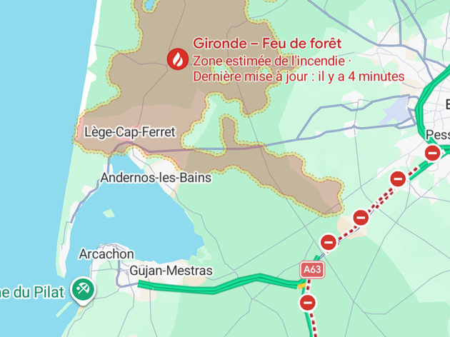 Incendie en Gironde Actualités France