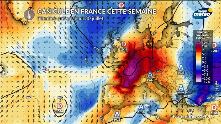 Canicule en France : vers de possibles records absolus à l'est cette semaine