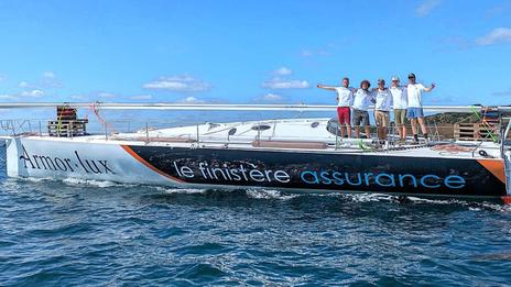 Route du Rhum - Destination Guadeloupe : Kieran Le Borgne redonne vie à un monocoque de légende à la barre « d’Armor-lux – Le Finistère Assurance »
