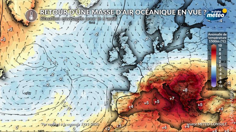 Changement de temps : ce qui vous attend à partir du 6 août