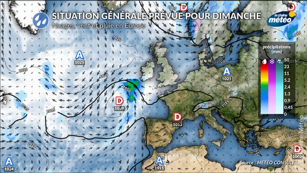 Des conditions assez calmes en Europe mais avec de grands contrastes nord-sud Actualités France