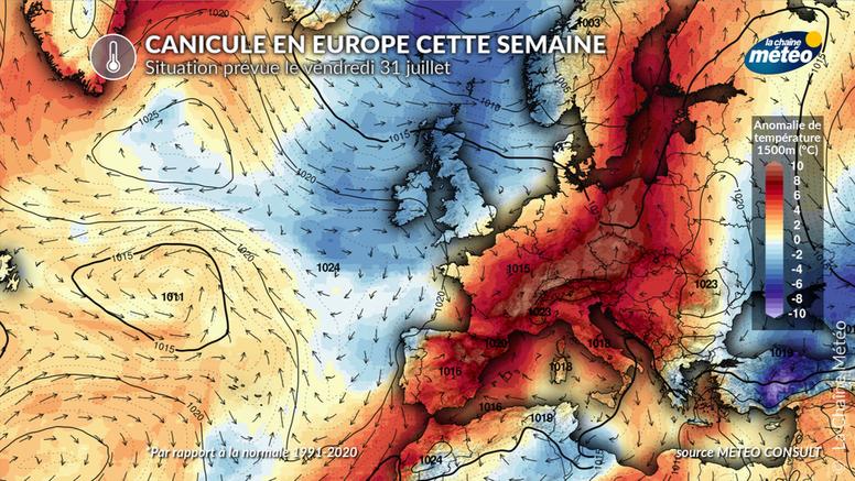 Canicule en Europe : jusqu'à 43°C en Espagne et en Italie, les Balkans sous une chaleur extrême durable