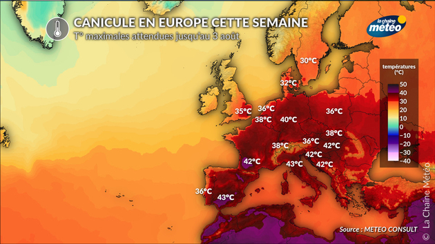 Canicule en Europe cette semaine Actualités France