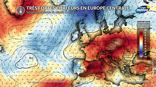 Fortes chaleurs persistantes en Europe centrale la semaine prochaine Actualités France