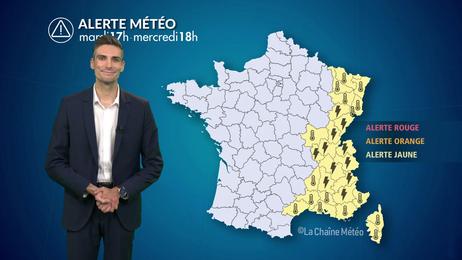 Recul de la canicule, orages localement forts ce mardi à l'est
