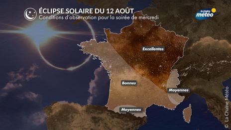 Eclipse J-2 : Quelle sera la météo pour l'éclipse du 12 août 2026 en France ? Fera-t-il beau ?