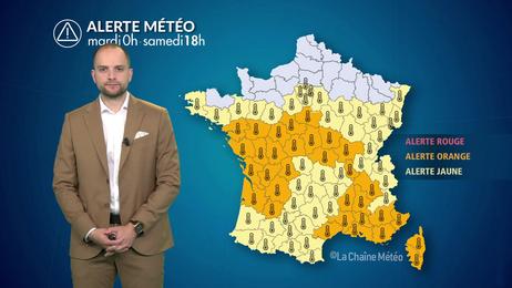 Canicule en progression, jusqu'à 40°C