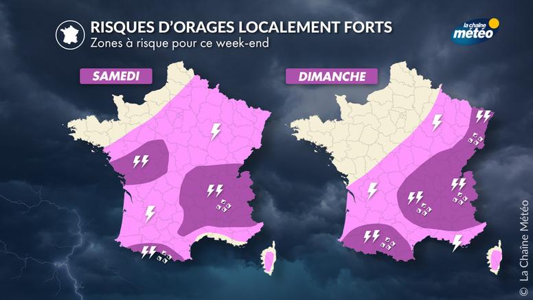 Retour des orages ce week-end : quelles régions seront les plus exposées ?