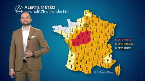 Canicule sur le pays, violents orages samedi