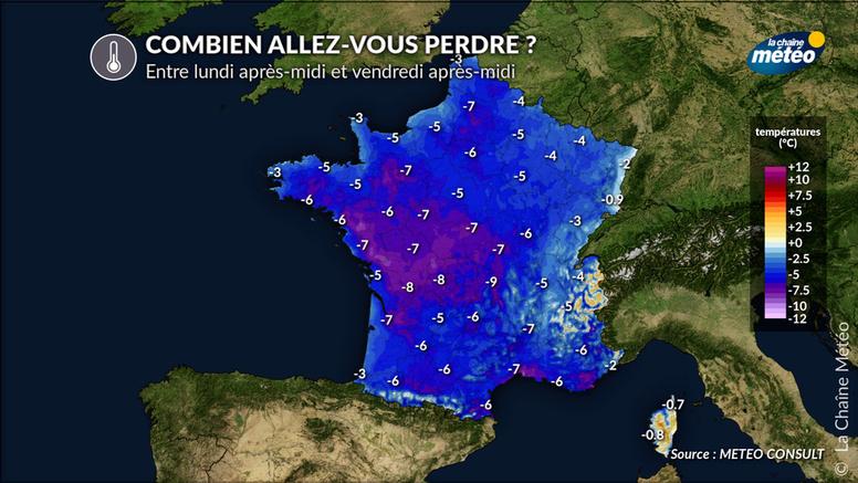 Baisse confirmée des températures en fin de semaine, on va pouvoir respirer !