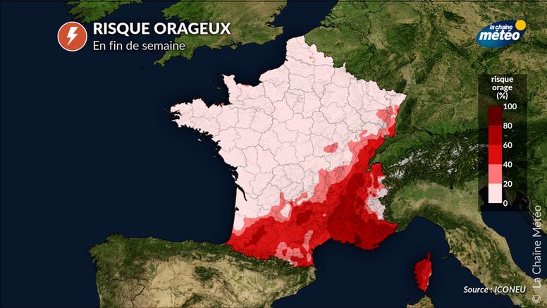 Violents orages en fin de semaine : quelles régions seront les plus exposées ?