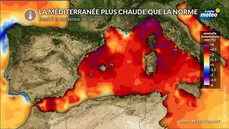 Orages : la Méditerranée en surchauffe peut-elle aggraver la situation ?