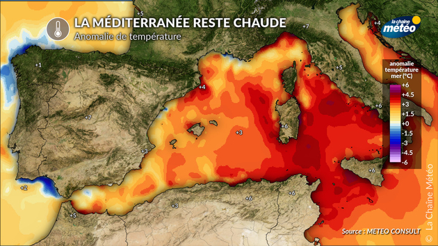 La Méditerranée est particulièrement chaude pour cette période de l Actualités France