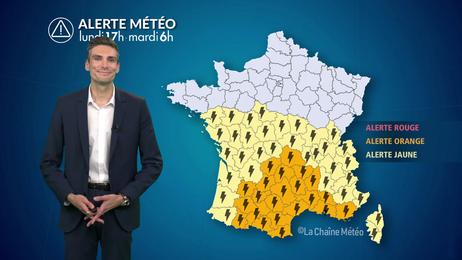 Violents orages, grêle, tornades ce lundi