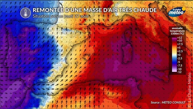 Coup de chaud et sirocco : jusqu’à 45°C du Maghreb au sud de l’Italie