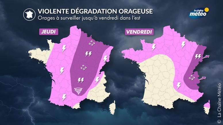 Violents orages jusqu'à vendredi : doit-on craindre de nouvelles tornades en France ?
