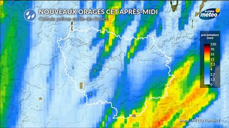 Orages en Île-de-France ce jeudi : Paris pourrait rester à l’écart du plus fort