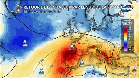 Vers un nouveau coup de chaud en fin de semaine prochaine ?