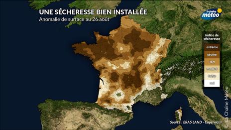 Sécheresse en France : vers une nouvelle aggravation avec le retour du temps chaud et sec