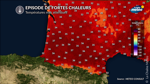 Episode de fortes chaleurs Actualités France