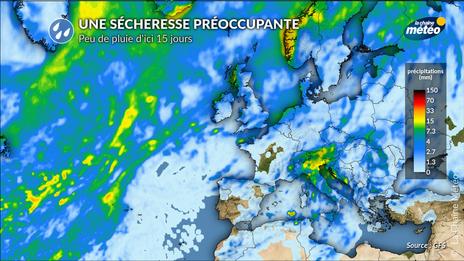 Sécheresse : toujours un temps sec et aucune amélioration durable ne se dessine