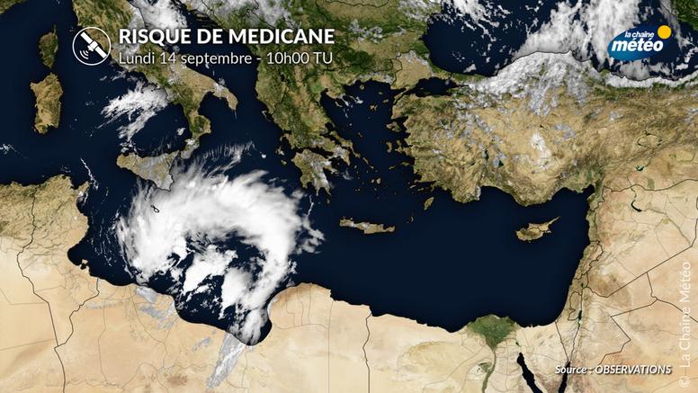 Risque de MEDICANE : la Grèce et la Turquie sous surveillance cette semaine
