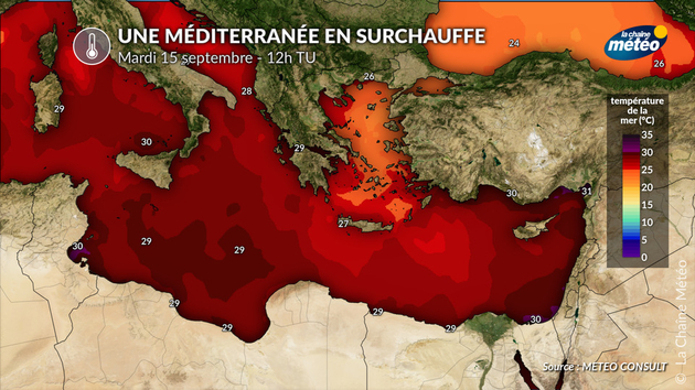 Surchauffe de la Méditerranée Actualités France