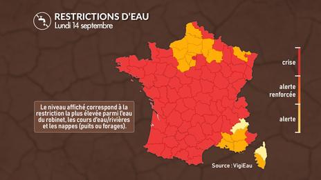 Sécheresse en France : moins d’eau, moins de récoltes… et des prix en hausse