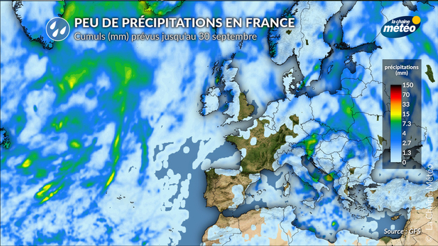Les cumuls de PLUIE s Actualités France