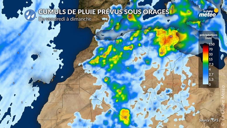Tunisie : des orages diluviens provoquent des inondations autour de Tunis