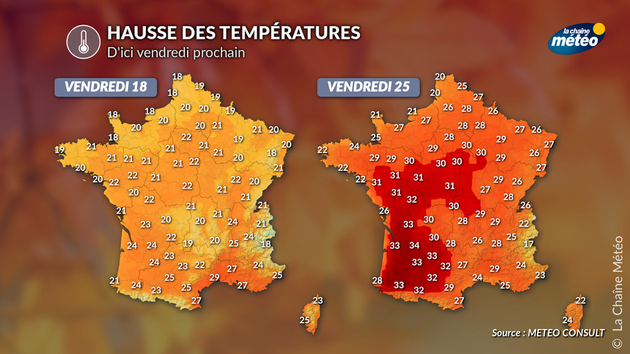 Hausse des températures Actualités France