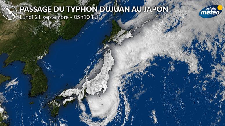 Typhon Dujuan au Japon : records de pluie et inondations faisant plusieurs victimes
