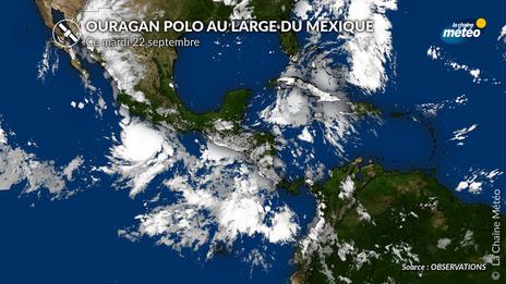 Ouragan POLO : une intensification explosive au large du Mexique, jusqu’à la catégorie 5 ?