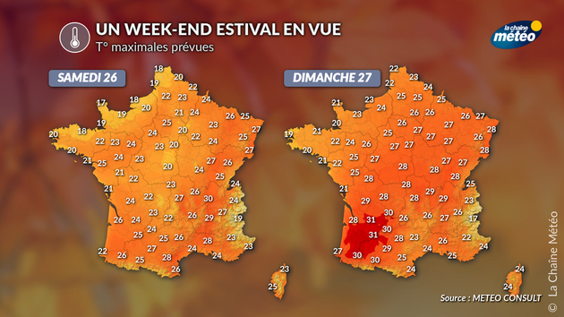 Des températures très élevées pour le dernier week-end du mois de septembre Actualités France