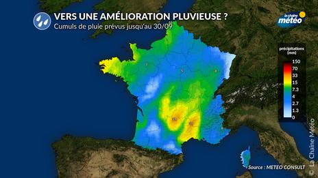 Amélioration pluvieuse la semaine prochaine : quelles régions auront enfin de la pluie ?