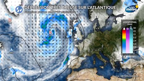 Atlantique : une « bombe météorologique » en vue, provoquant chaleur puis orages en France